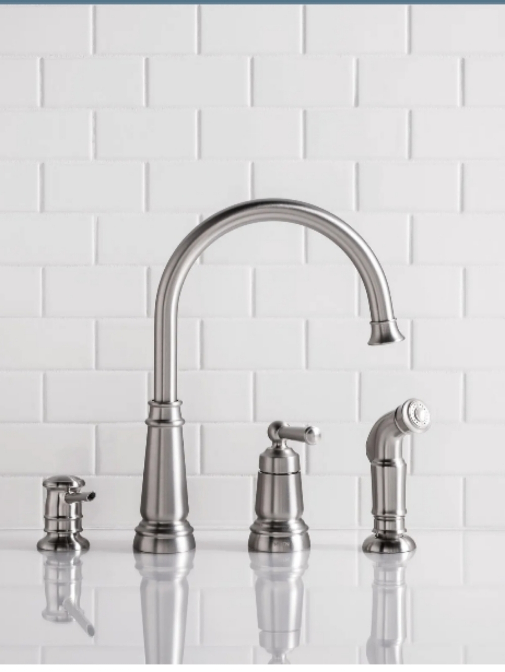 Moen Edison High Arc Kitchen Faucet 87042SRS New Open Box